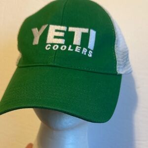 YETI Green and White Cap